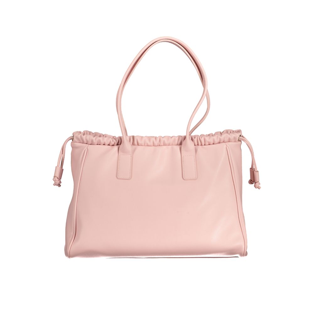 Mario Valentino Pink Polyethylene Handbag - Image 2