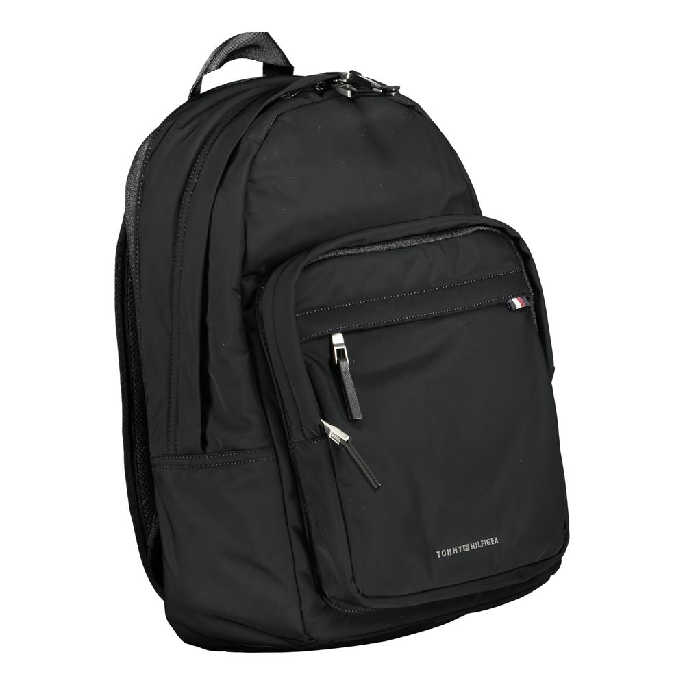 Tommy Hilfiger Black Polyester Backpack - Image 3