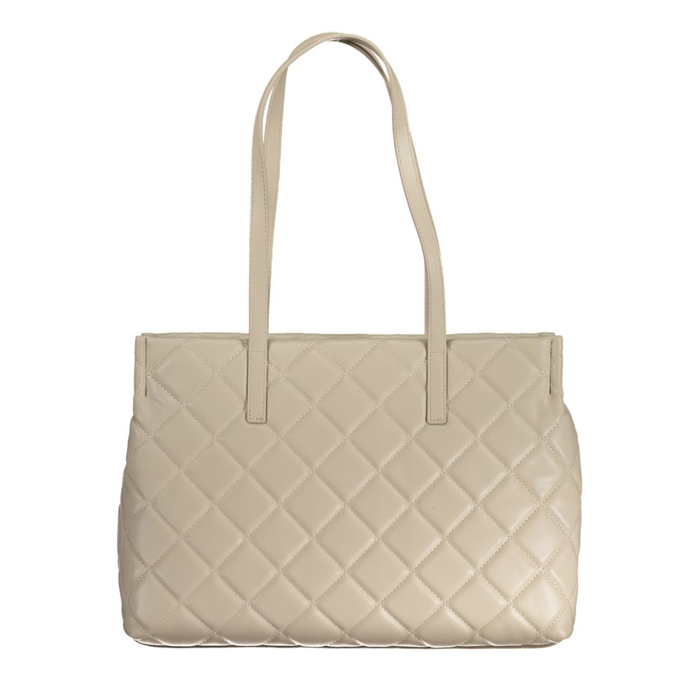 Mario Valentino Beige Polyethylene Handbag - Image 2