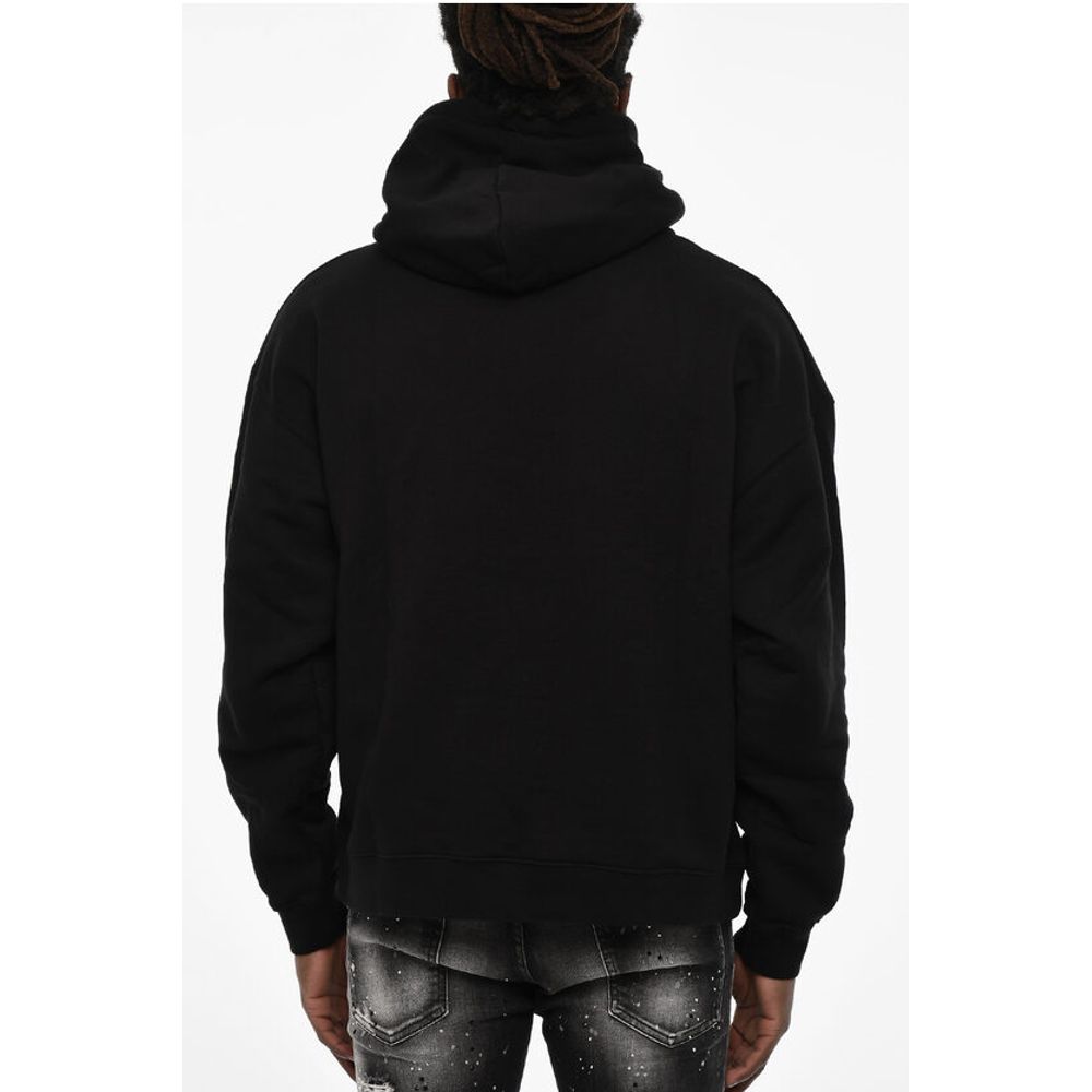 Dsquared² Cotton Hoodie with Gothic Print - Image 2
