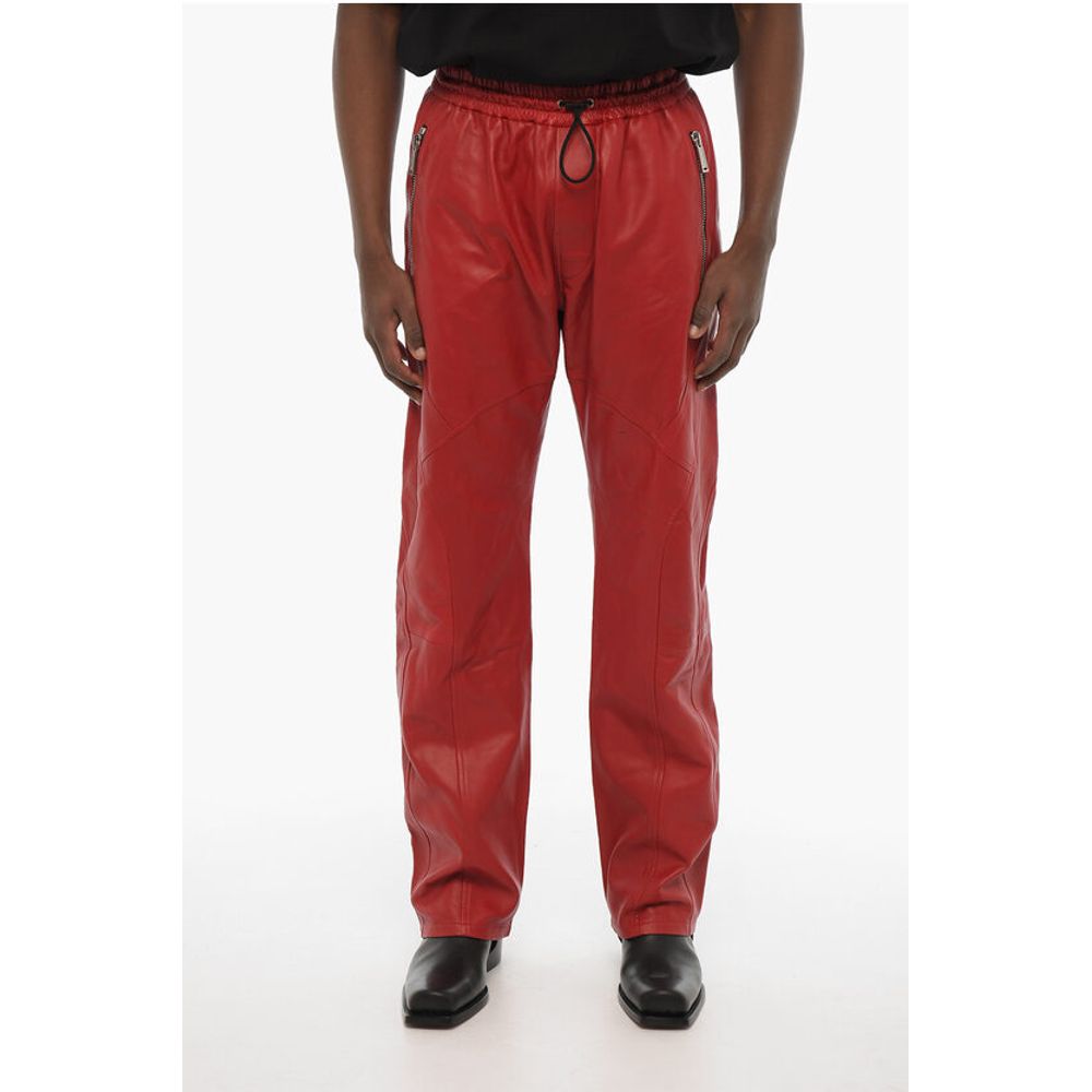 Dsquared² Drawstring Waist 2 Pockets Leather Pants