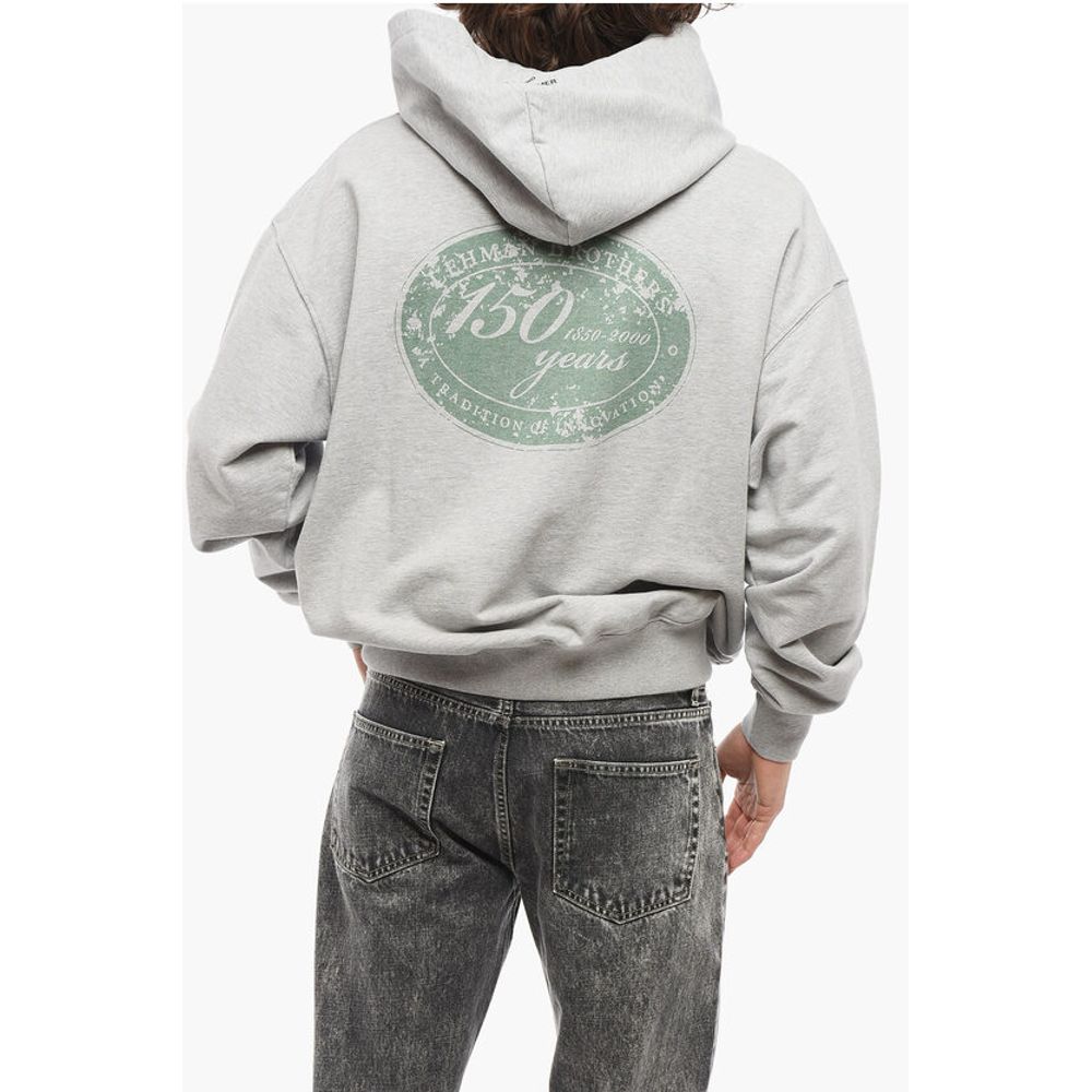 1989 Studio Cotton LEHMAN BROTHERS Hoodie with 2-Pockets - Image 2