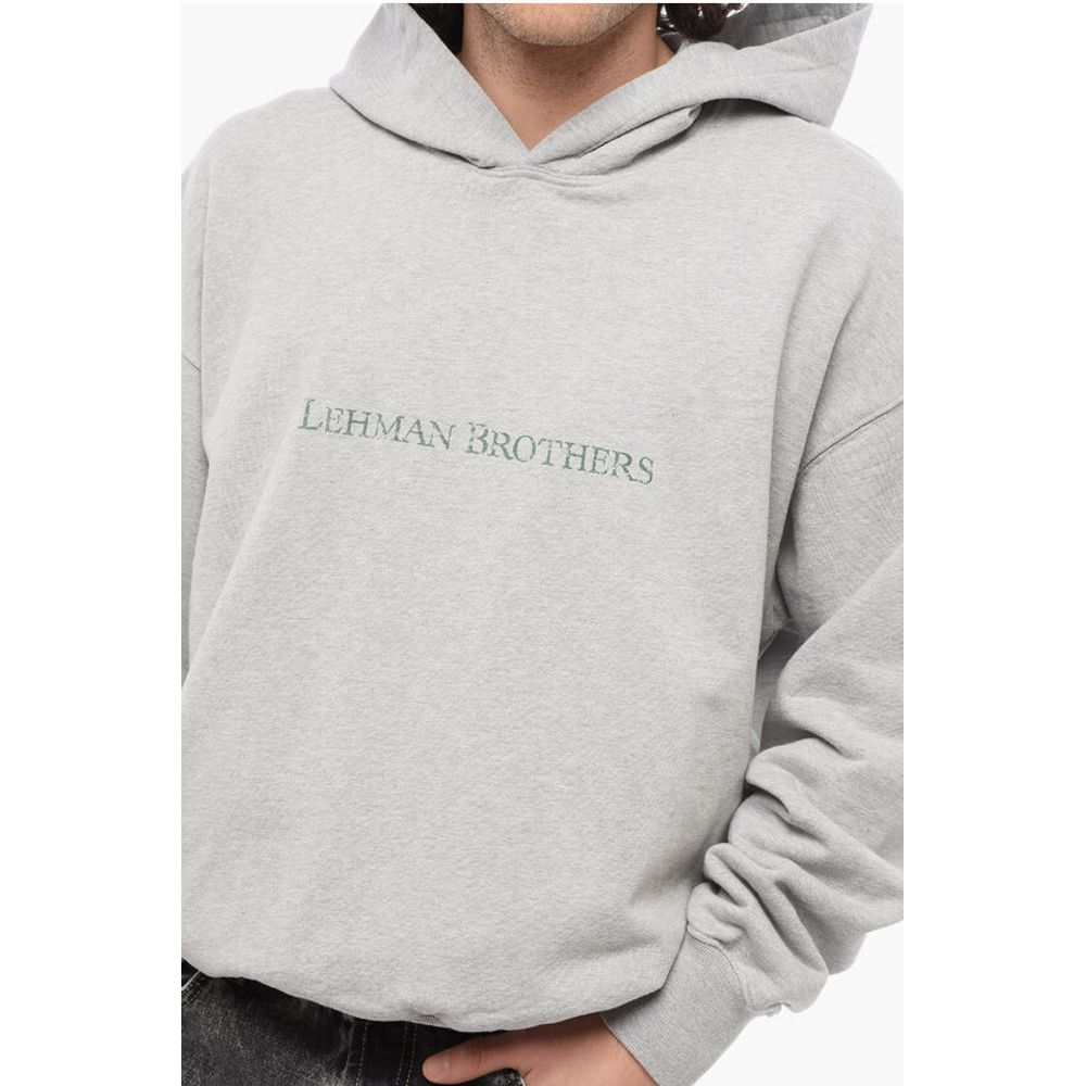 1989 Studio Cotton LEHMAN BROTHERS Hoodie with 2-Pockets - Image 3