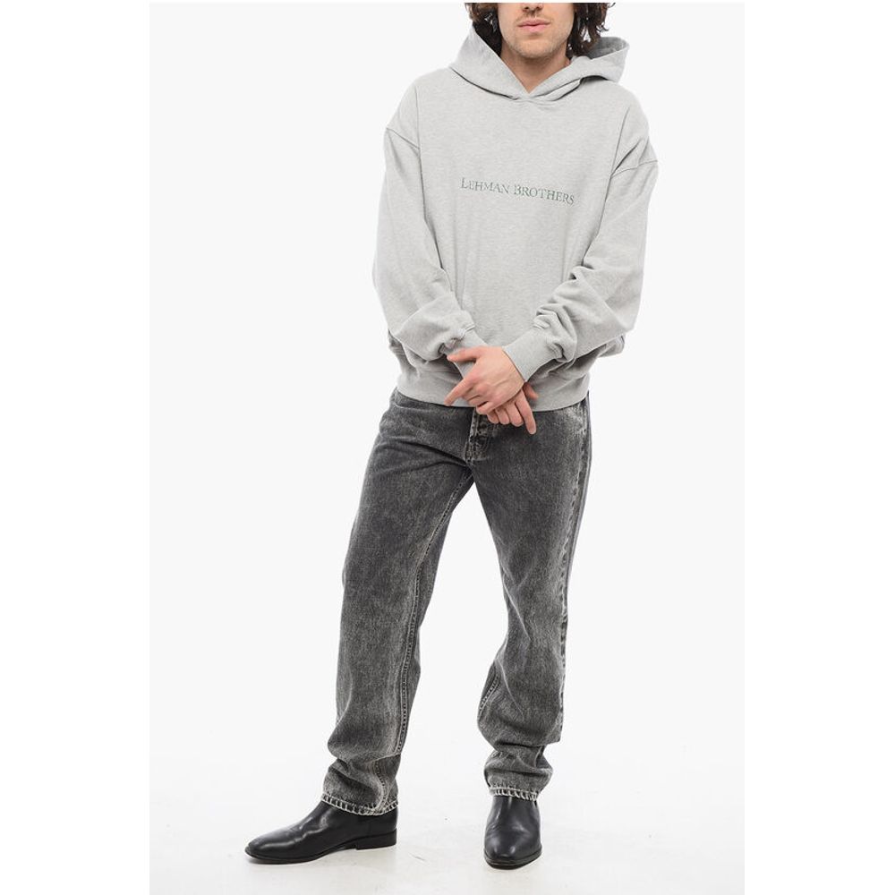 1989 Studio Cotton LEHMAN BROTHERS Hoodie with 2-Pockets - Image 4