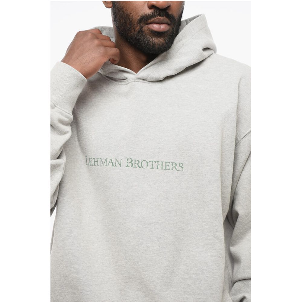 1989 Studio Cotton LEHMAN BROTHERS Hoodie with 2-Pockets - Image 7