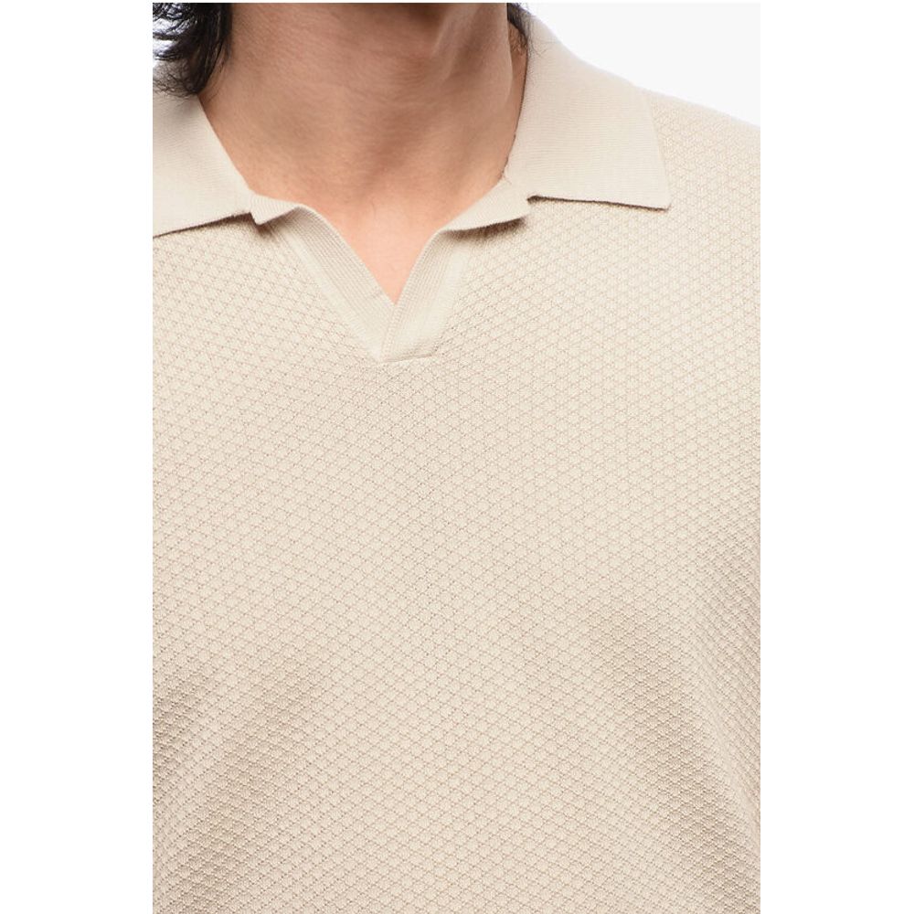 Altea Knitted Short Sleeved Polo - Image 3