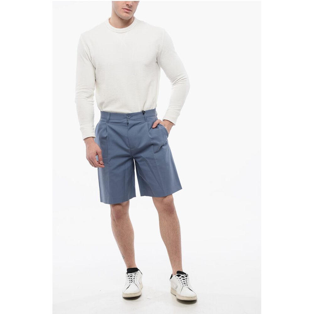 Dior Pleated Straight-Fit Shorts - Image 4