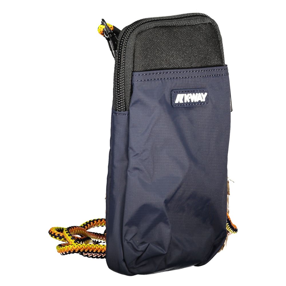 K-WAY Blue Polyester Shoulder Bag - Image 3