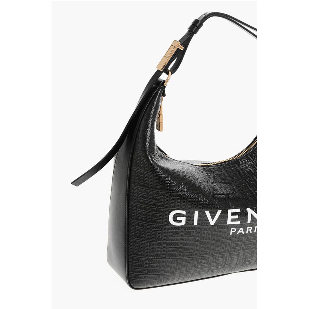 Givenchy Embossed Eco-Patent Leather Hobo Bag - Image 3