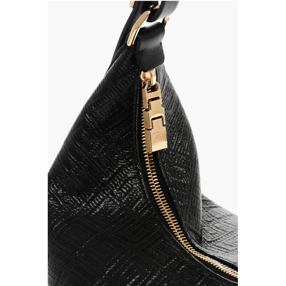 Givenchy Embossed Eco-Patent Leather Hobo Bag - Image 4