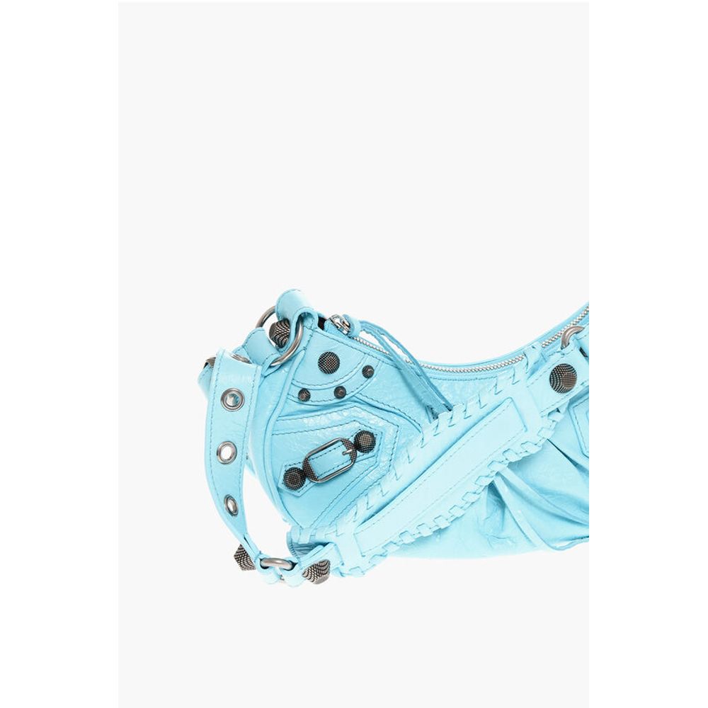 Balenciaga Leather CAGOLE Shoulder Bag with Studded Detail - Image 3