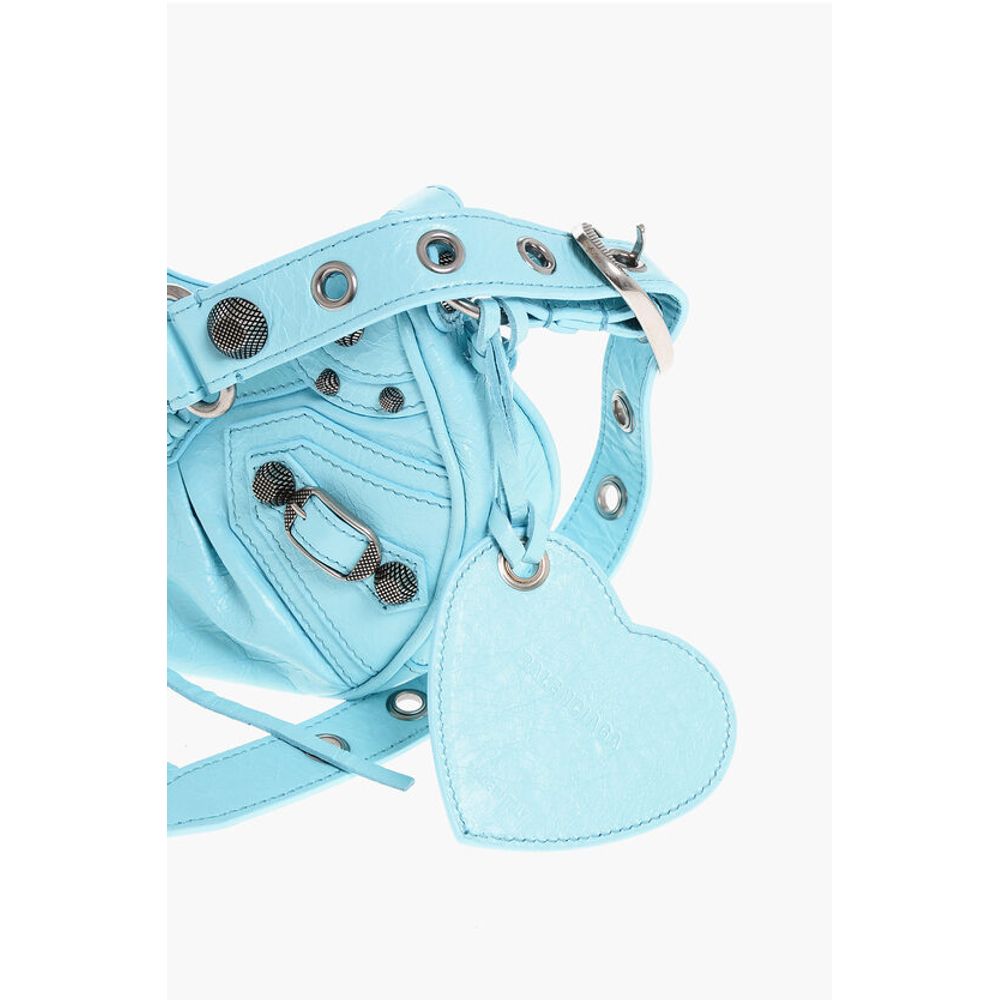 Balenciaga Leather CAGOLE Shoulder Bag with Studded Detail - Image 4