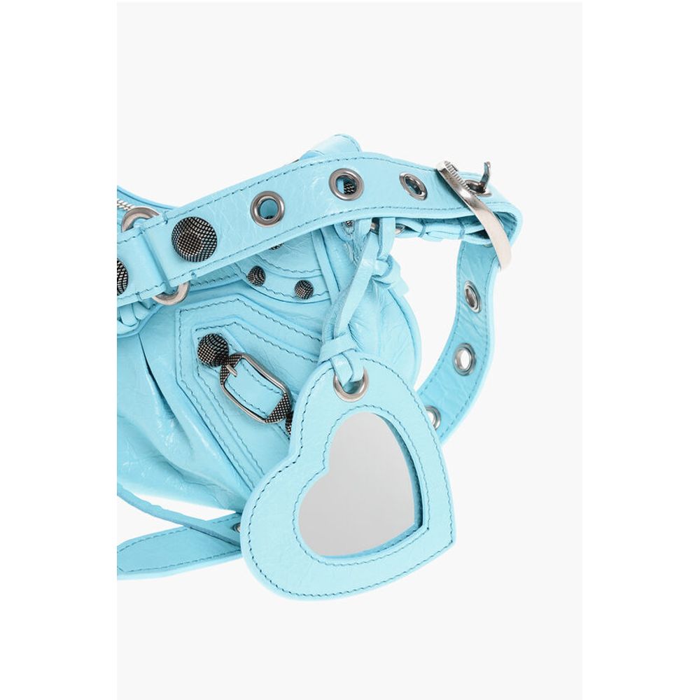 Balenciaga Leather CAGOLE Shoulder Bag with Studded Detail - Image 5