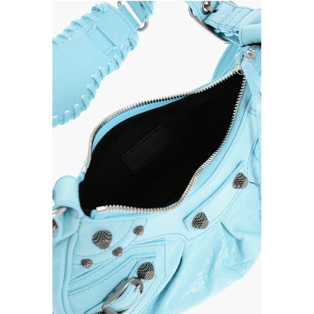 Balenciaga Leather CAGOLE Shoulder Bag with Studded Detail - Image 6