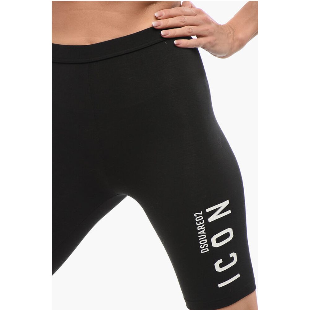 Dsquared² Underwear ICON Biker Leggings with Print - Image 3