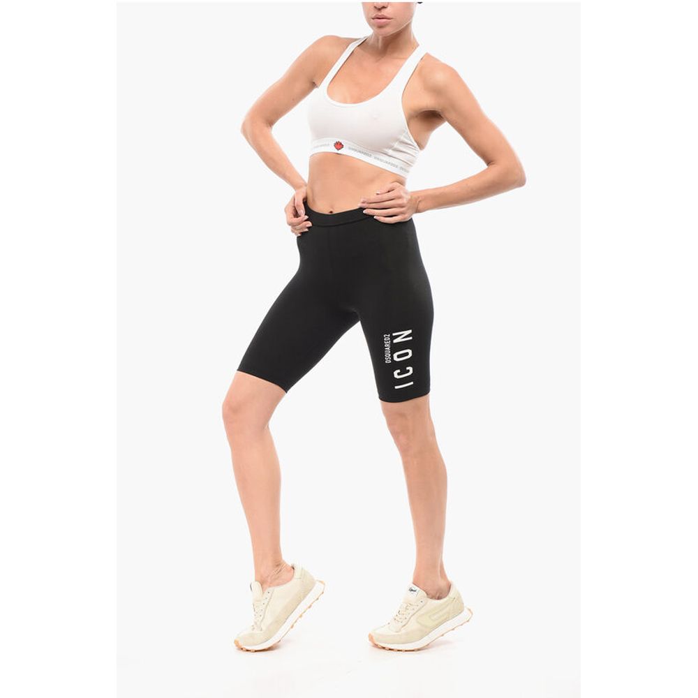 Dsquared² Underwear ICON Biker Leggings with Print - Image 4