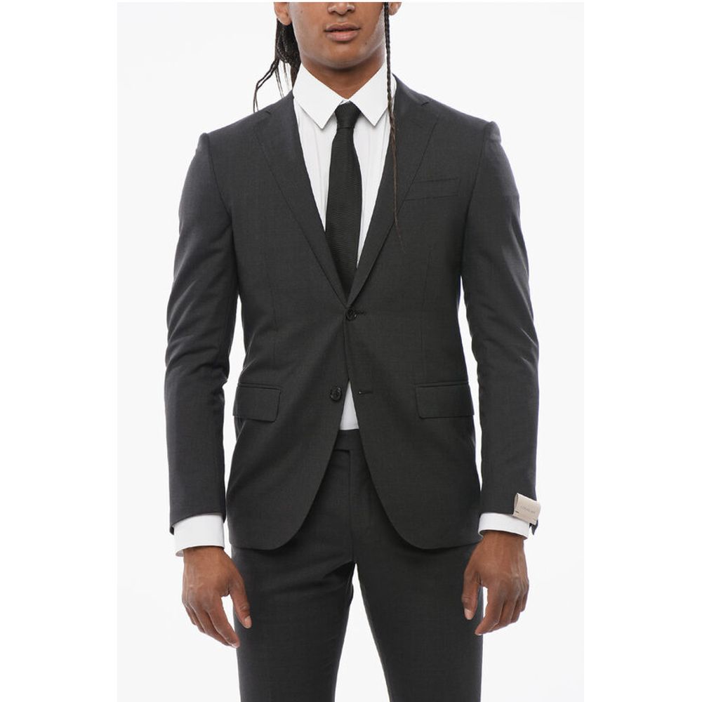 Corneliani Notch Lapel ACADEMY Virgin Wool Suit - Image 2