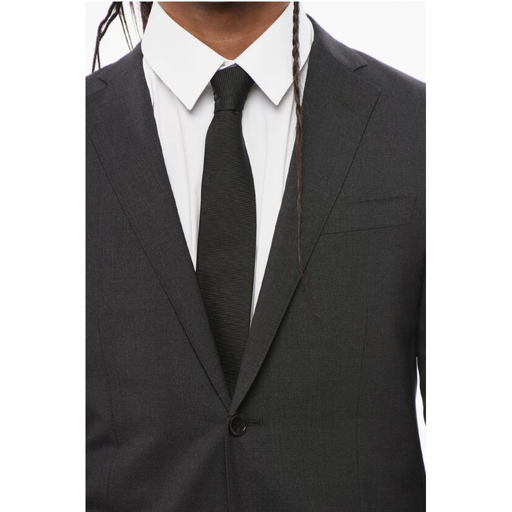 Corneliani Notch Lapel ACADEMY Virgin Wool Suit - Image 3