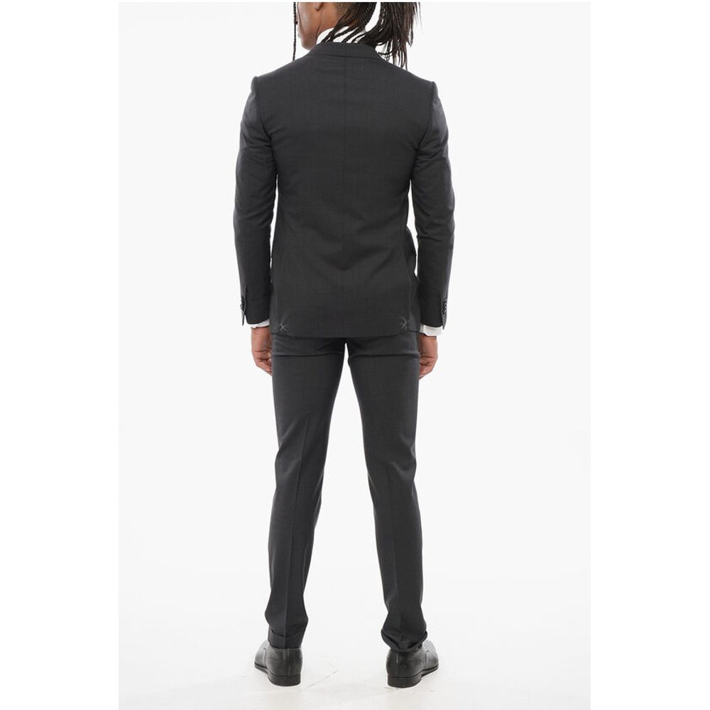 Corneliani Notch Lapel ACADEMY Virgin Wool Suit - Image 4