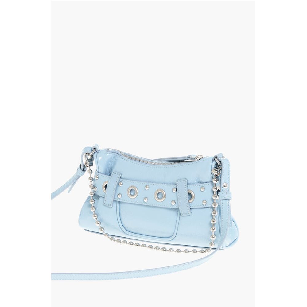 Dsquared² Patent Leather Crossbody Bag with Logoed Buckle - Image 2