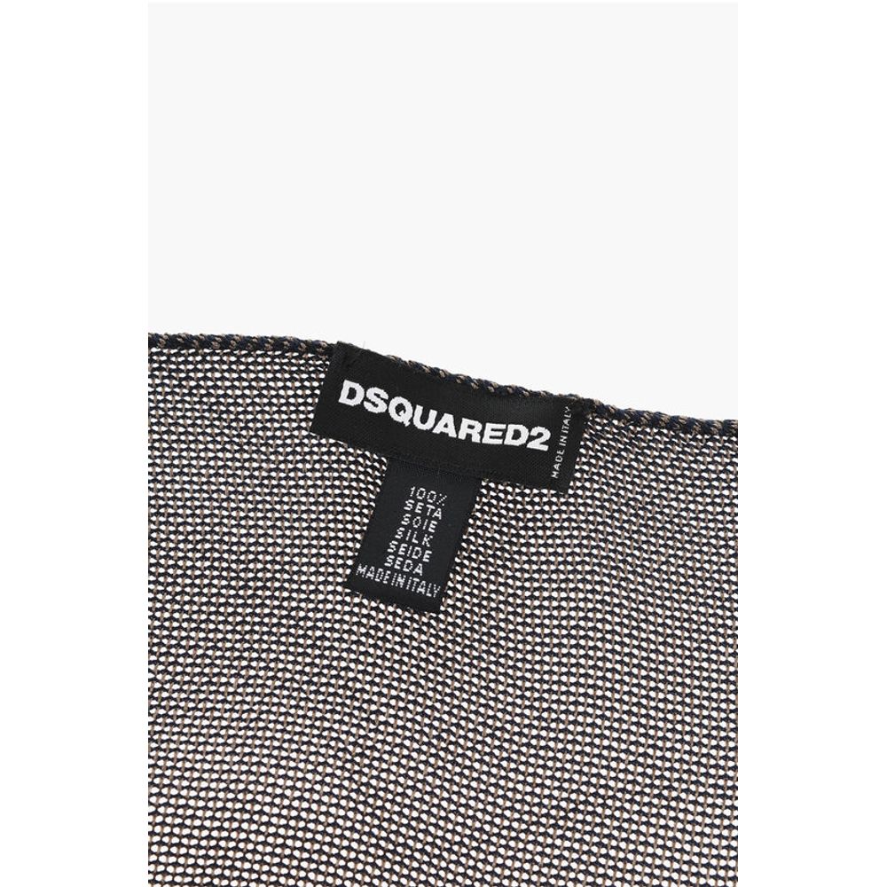 Dsquared² Gauzed Silk Pocket Square - Image 3