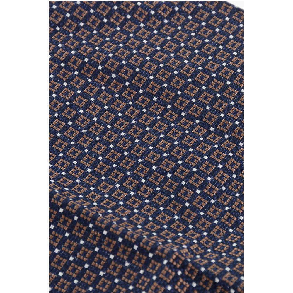 Dsquared² Patterned Silk Blend Pocket Square - Image 2