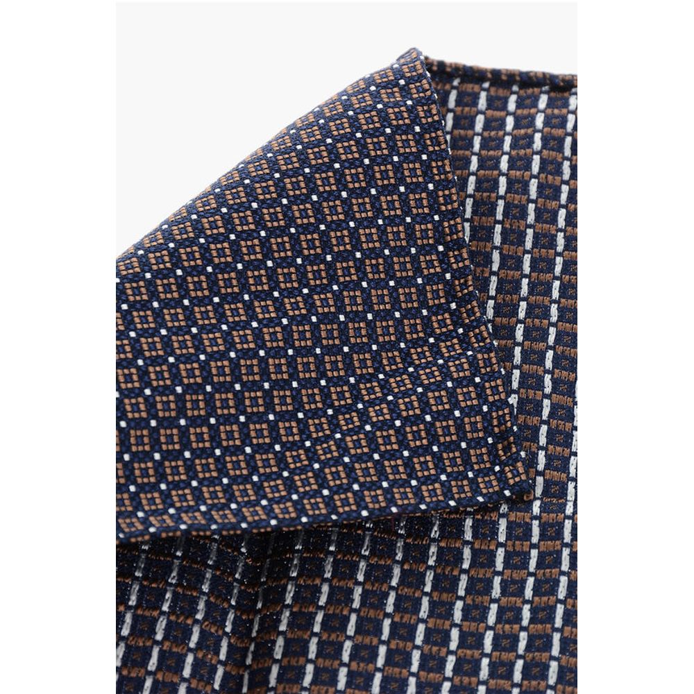 Dsquared² Patterned Silk Blend Pocket Square - Image 3