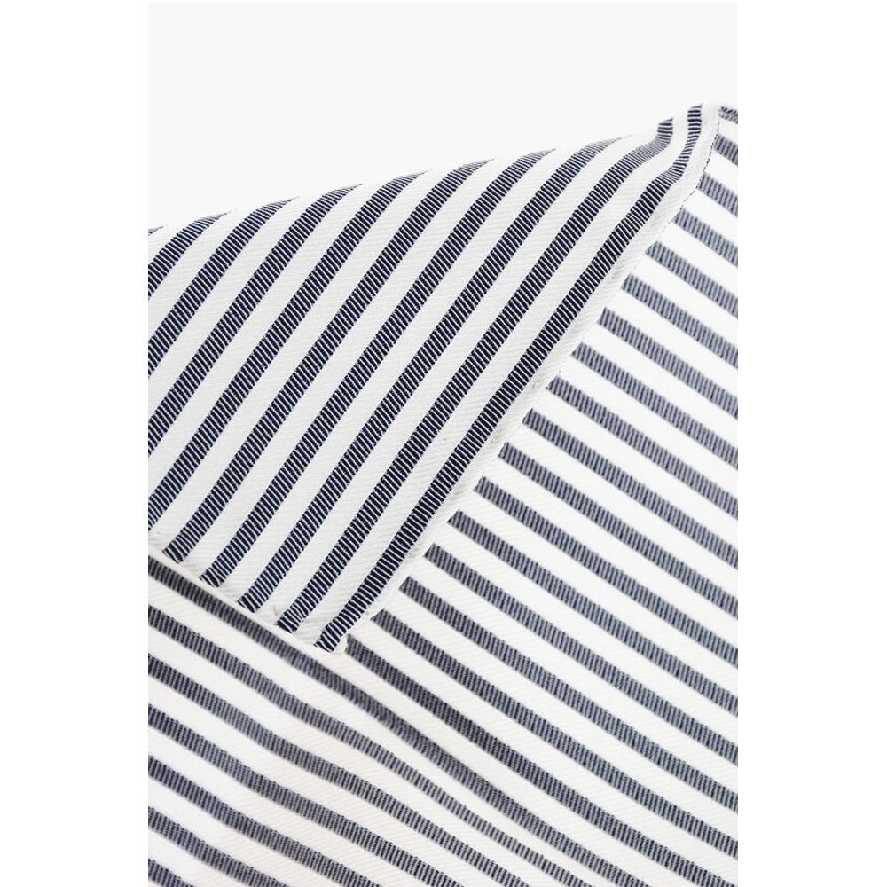 Dsquared² Two-Tone Striped Silk Pocket Square - Image 3