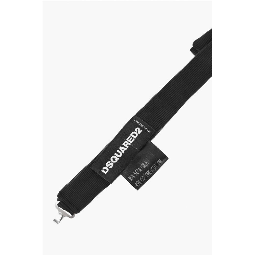 Dsquared² Silk and Cotton Bow Tie - Image 2