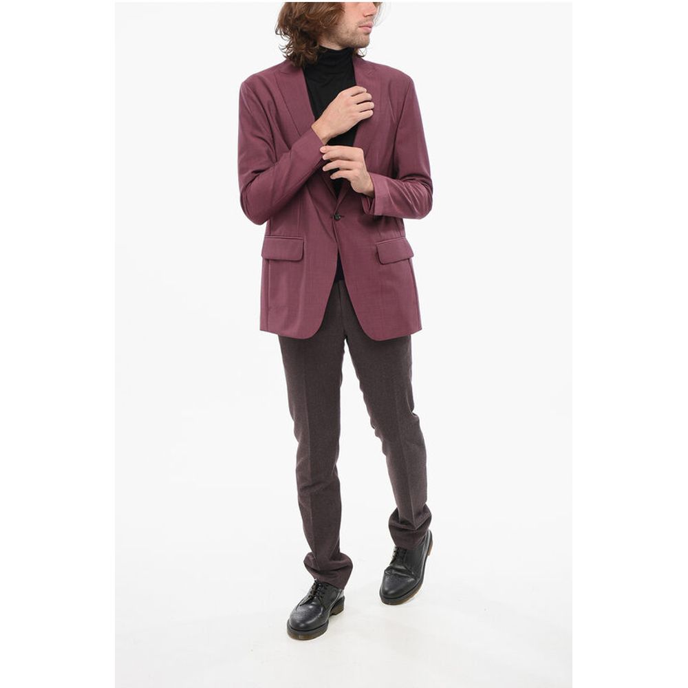 Corneliani CC COLLECTION Wool Blend RESET Half-Lined Blazer - Image 4