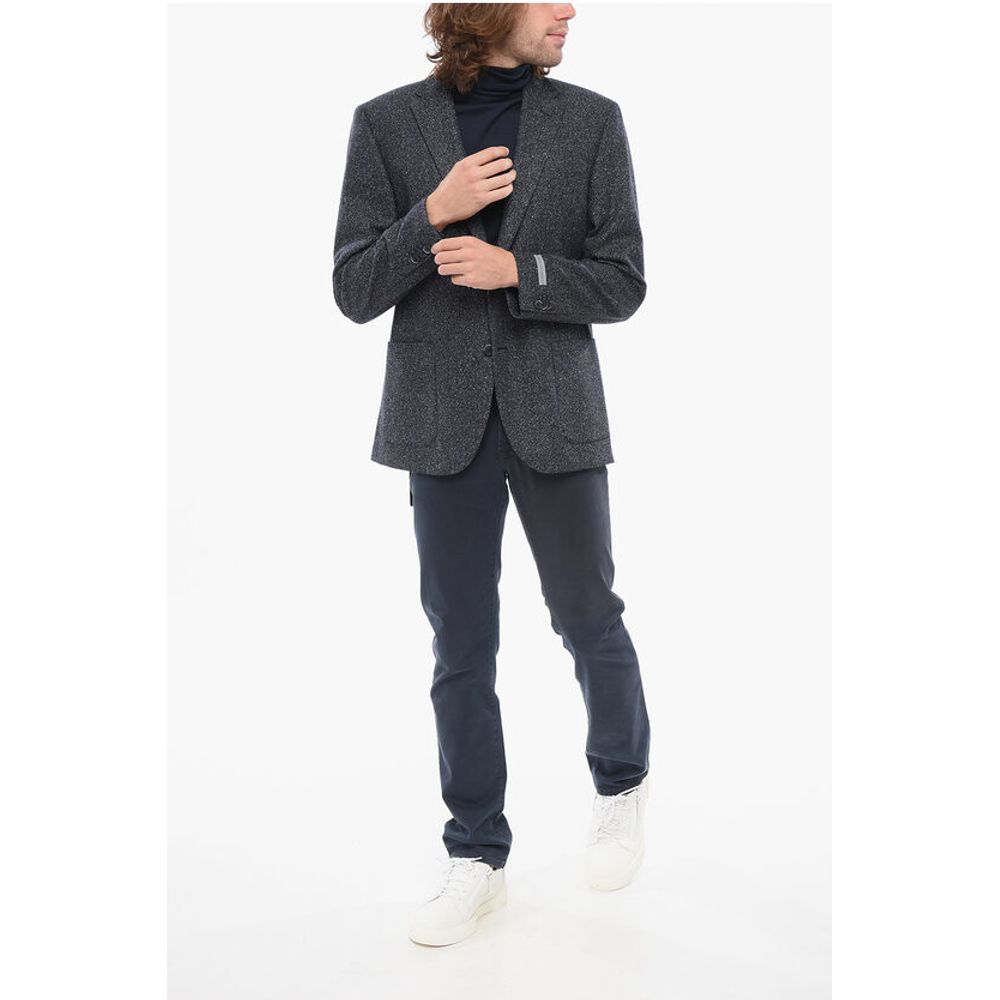 Nino Danieli Melange Virgin Wool Blazer - Image 4