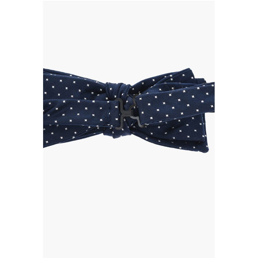 Corneliani Polka Dot Patterned Silk Bow Tie - Image 3