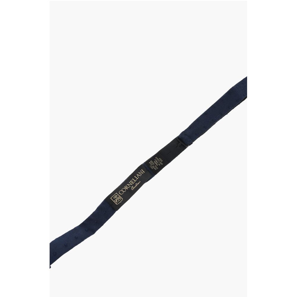 Corneliani Polka Dot Jacquard Silk Bow Tie - Image 2