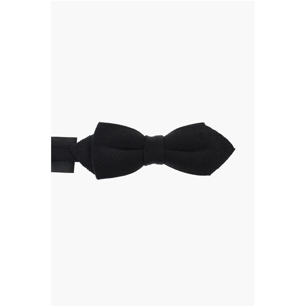 Corneliani CC COLLECTION Knitted Silk Bow Tie