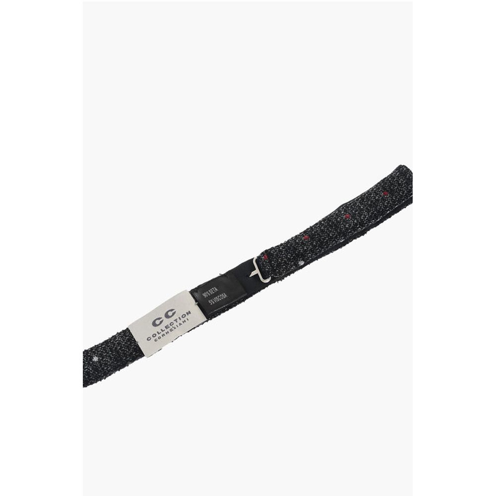 Corneliani CC COLLECTION Polka Dot Patterned Knitted Bow Tie - Image 2