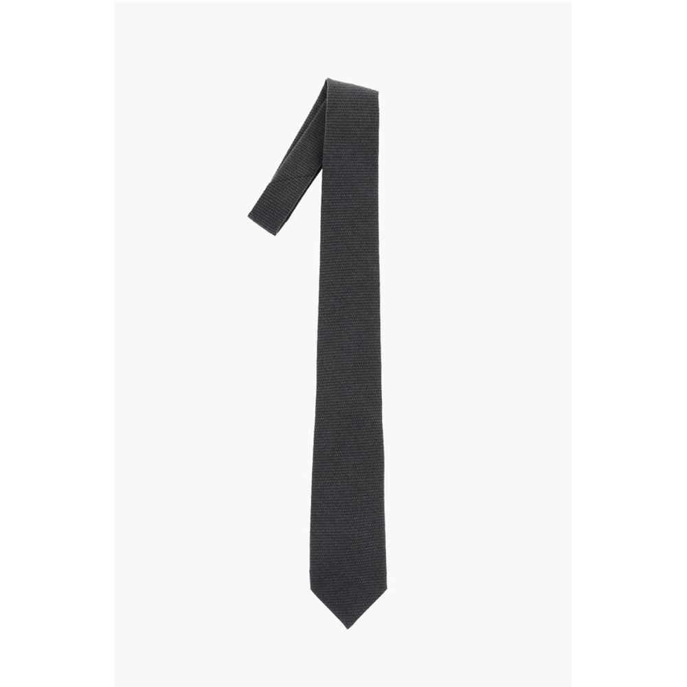 Corneliani Jacquard Wool Tie