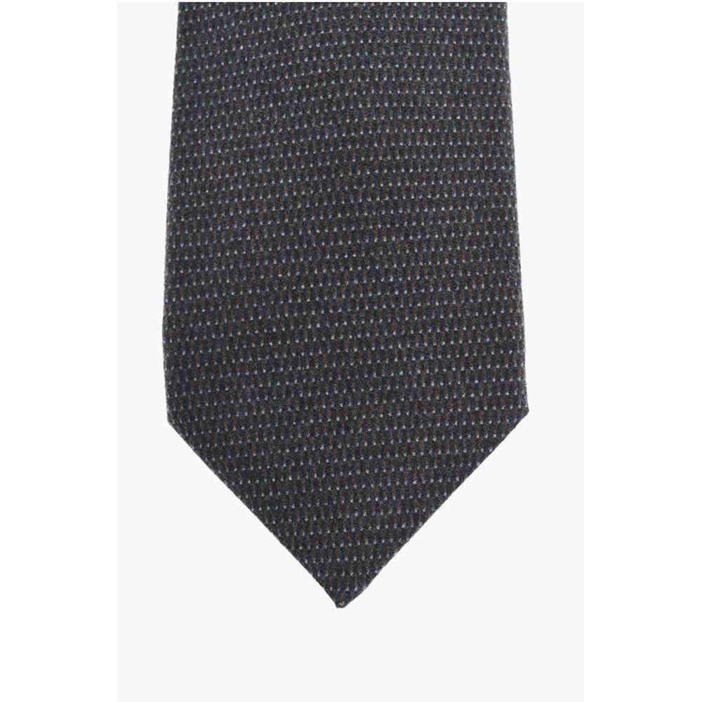 Corneliani Jacquard Wool Tie - Image 2