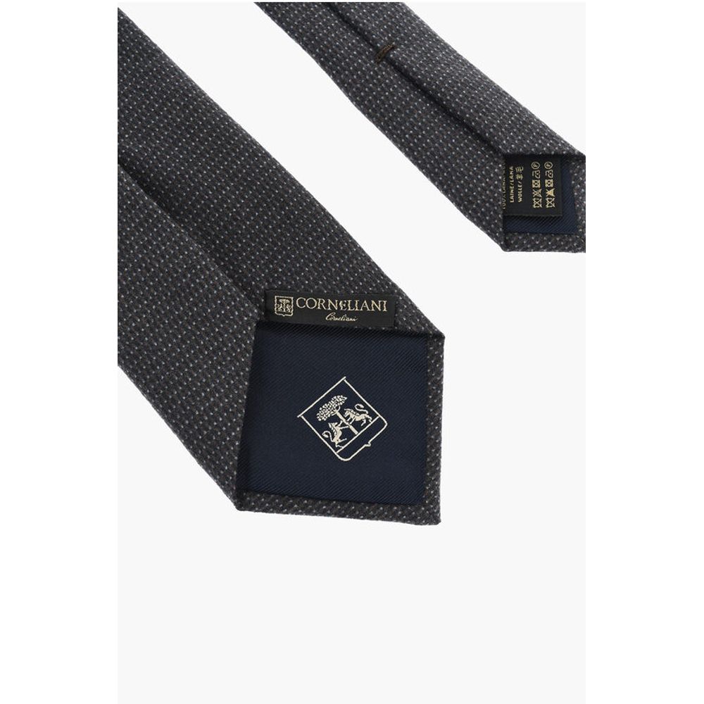 Corneliani Jacquard Wool Tie - Image 3