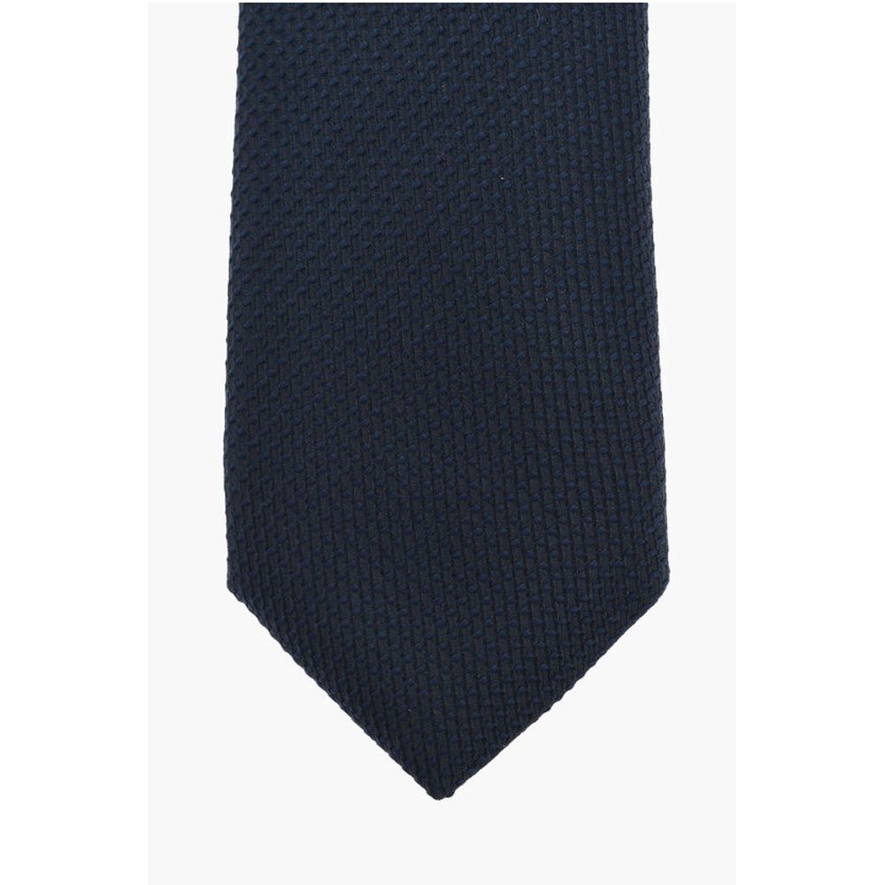 Corneliani CODE Jacquard Silk Blend Tie - Image 2