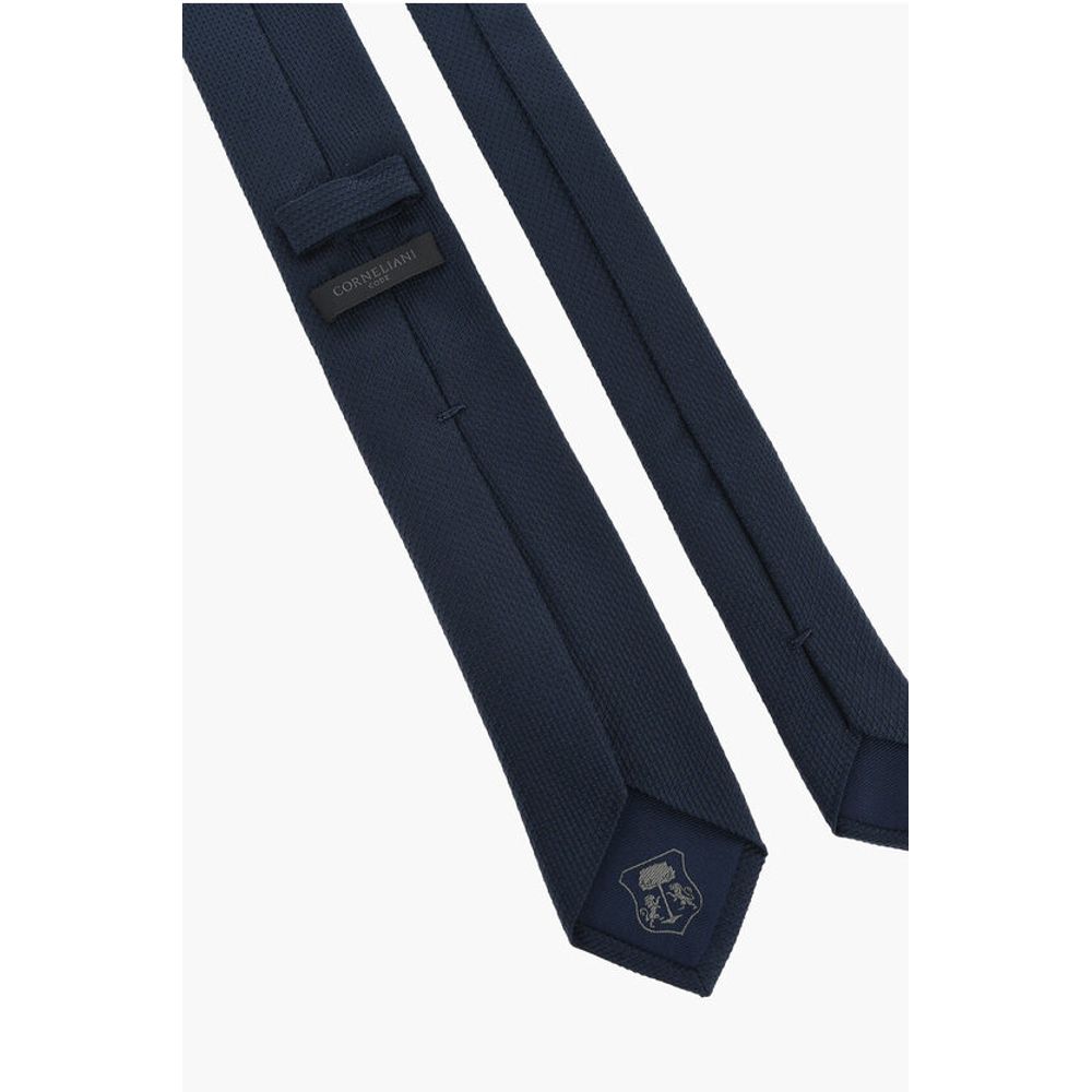 Corneliani CODE Jacquard Silk Blend Tie - Image 3