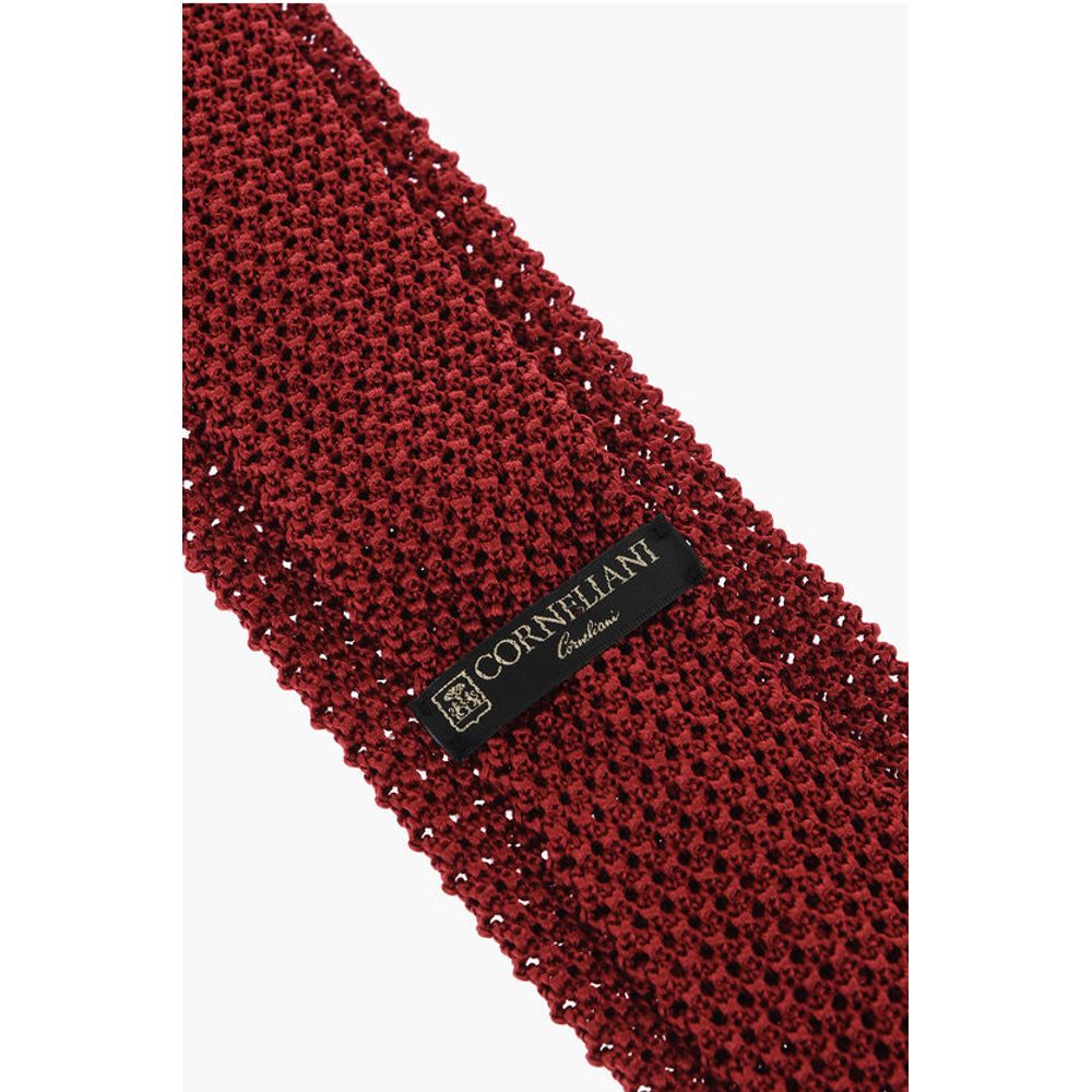 Corneliani Knitted Silk Tie - Image 3