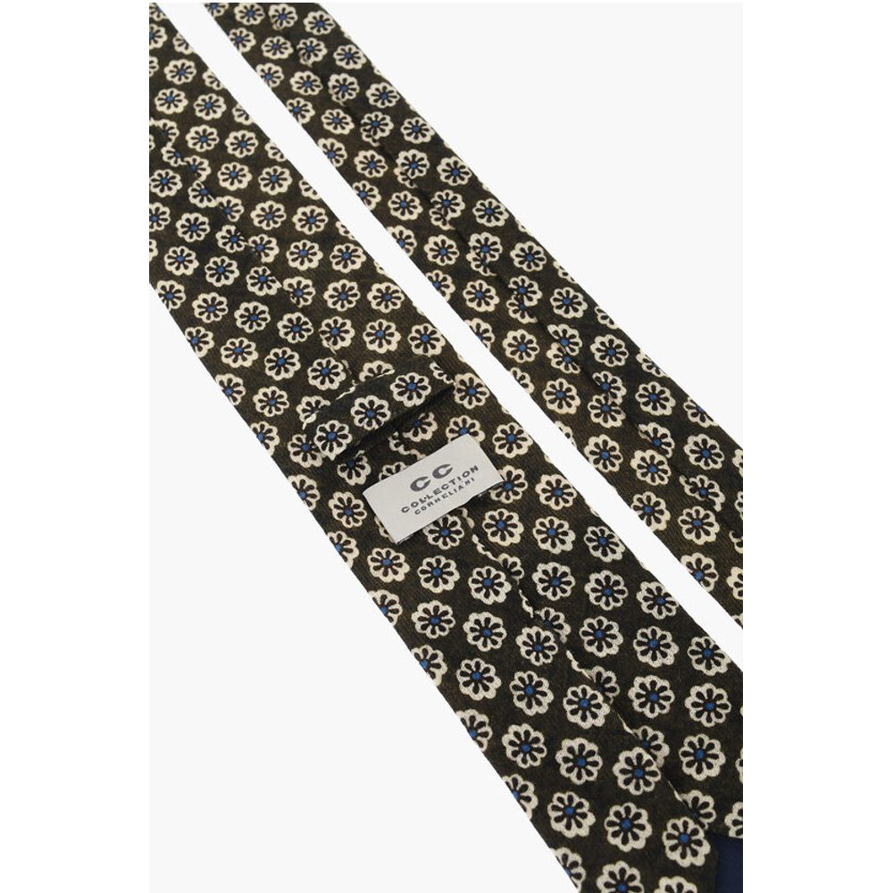 Corneliani Floral Patterned Wool Tie - Image 3