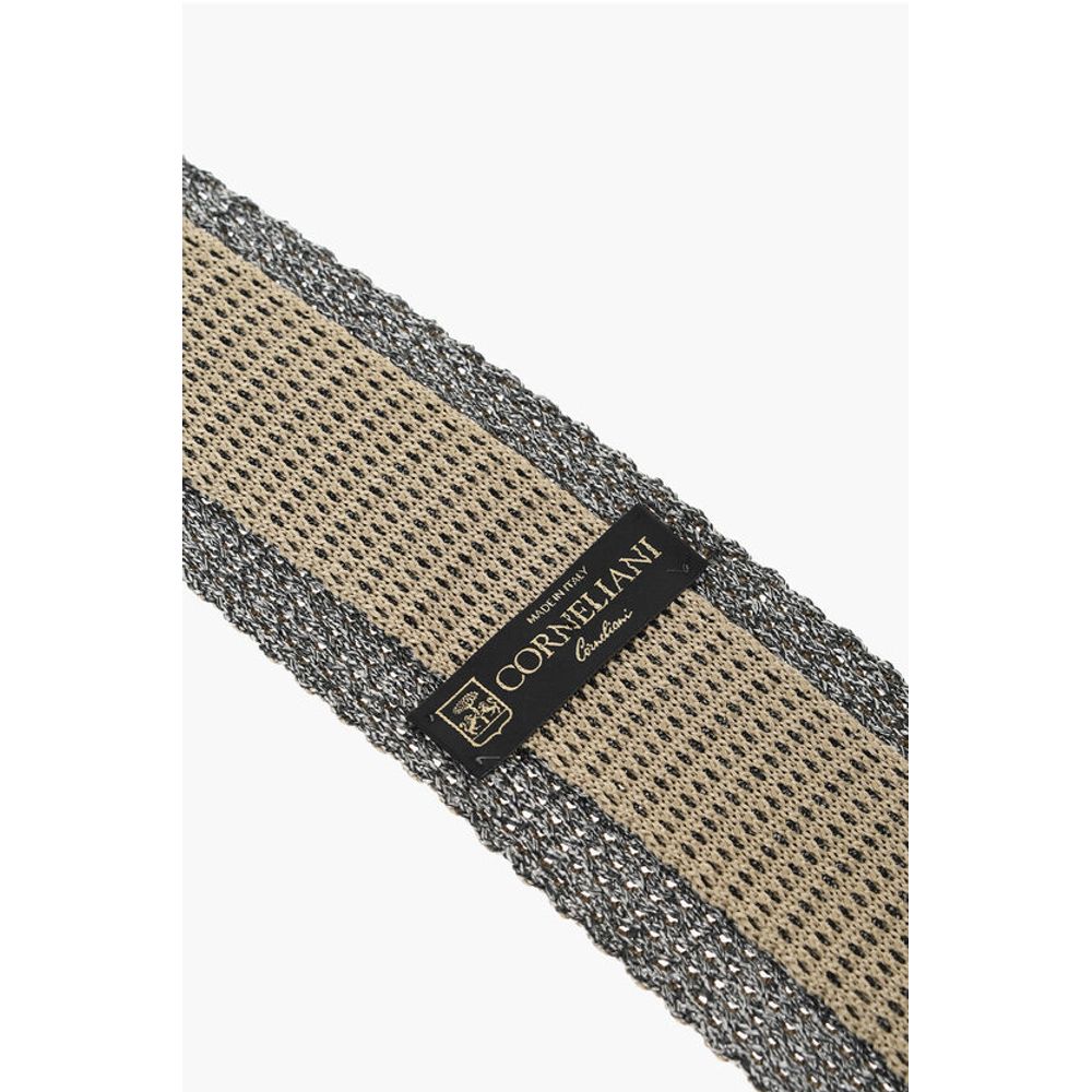 Corneliani Knitted Silk Tie - Image 3