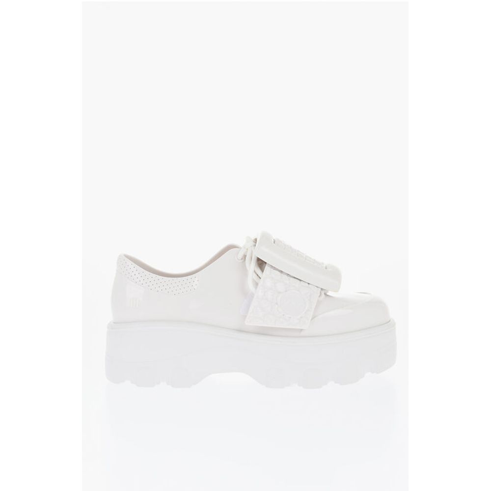 Viktor & Rolf MELISSA Solid Color Rubber Derby Shoes with Maxi Bluckle and - Image 3