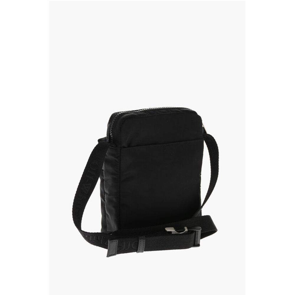 Off-White Nylon Crossbody Bag with Contrasting Logo - Image 2