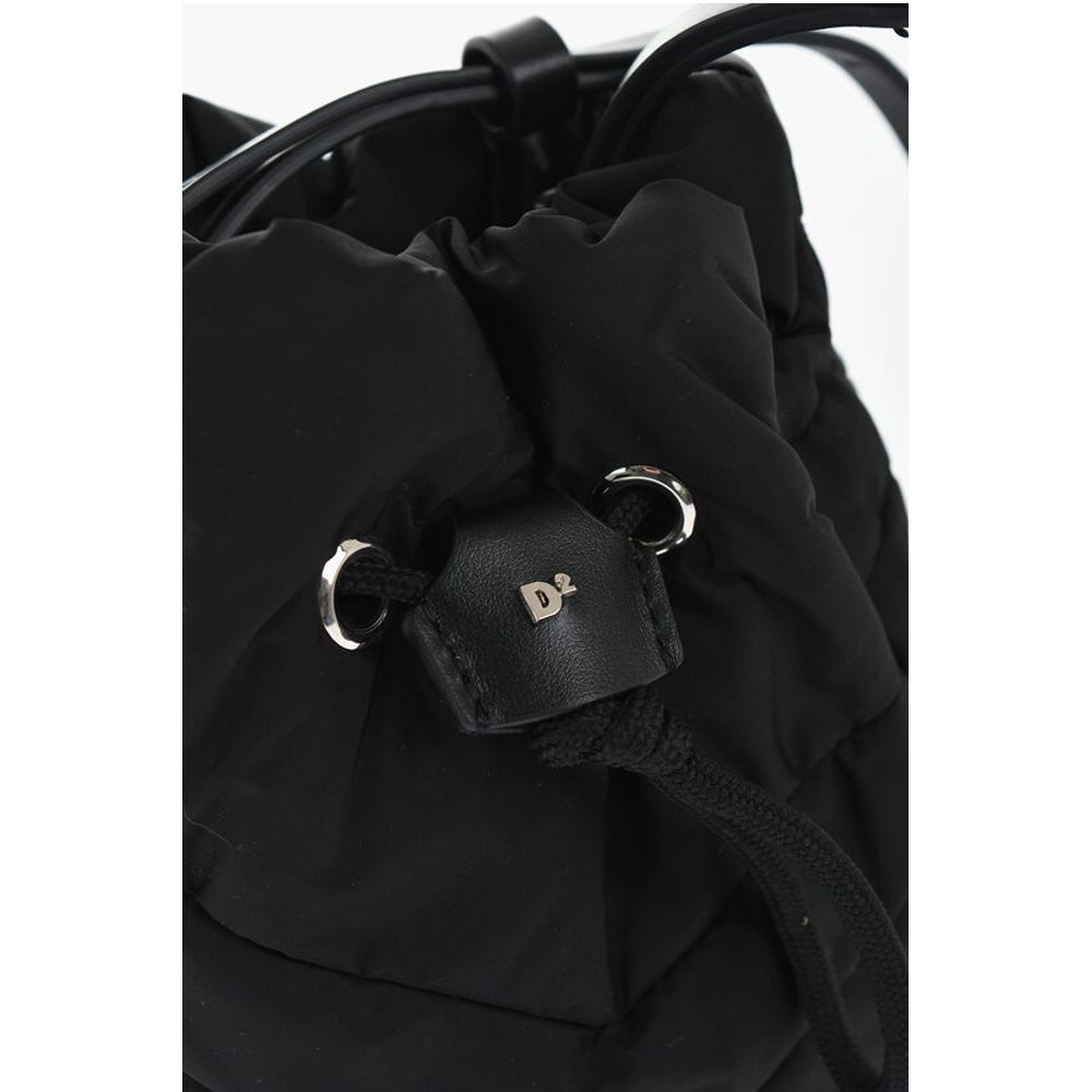 Dsquared² Quilted Bucket Bag with Drawstring - Image 2