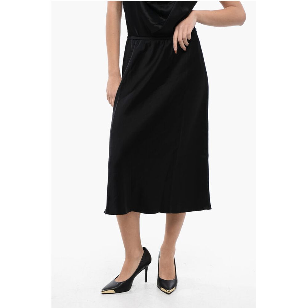 Nanushka Satin ZARINA Skirt with Elastic Waistband