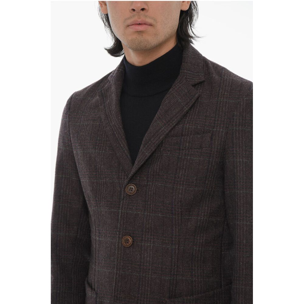 Corneliani CC COLLECTION District Check Wool Blend Blazer - Image 3