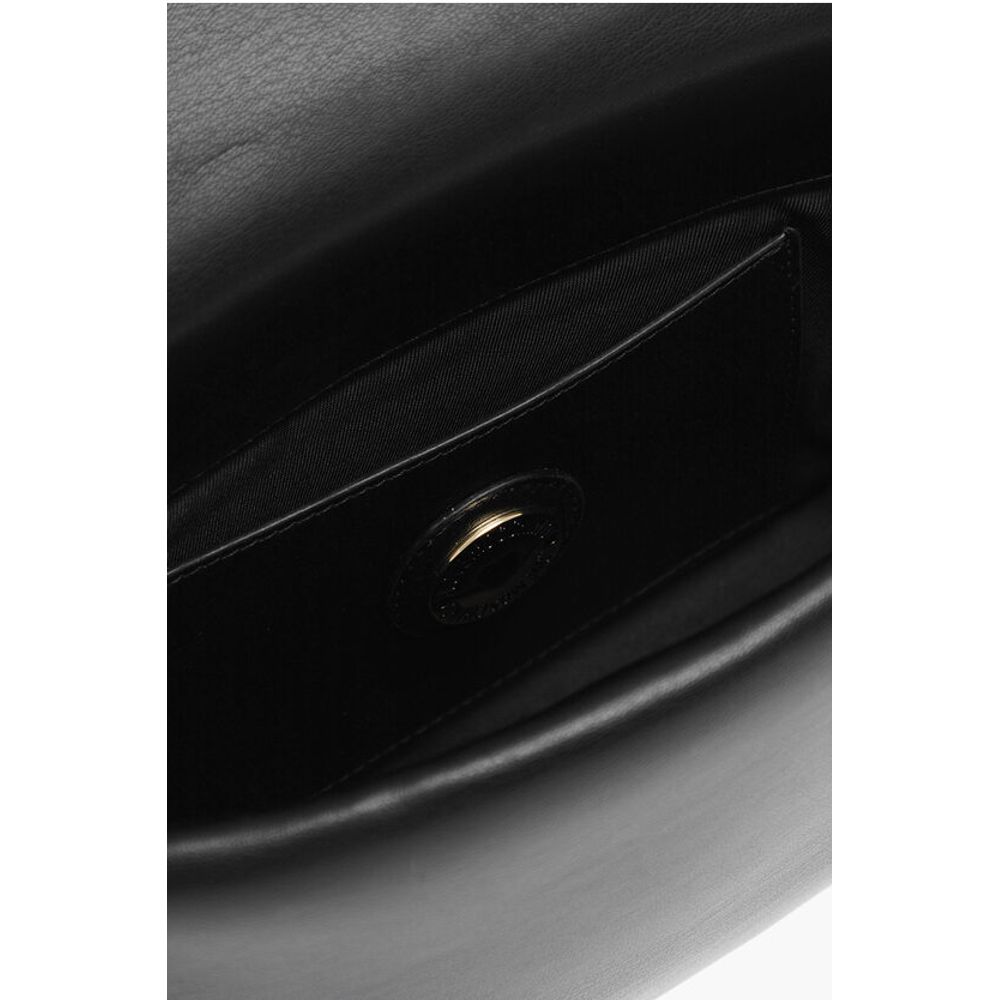 Moschino LOVE Faux Leather Crossbody Bag with Golden Chain - Image 5