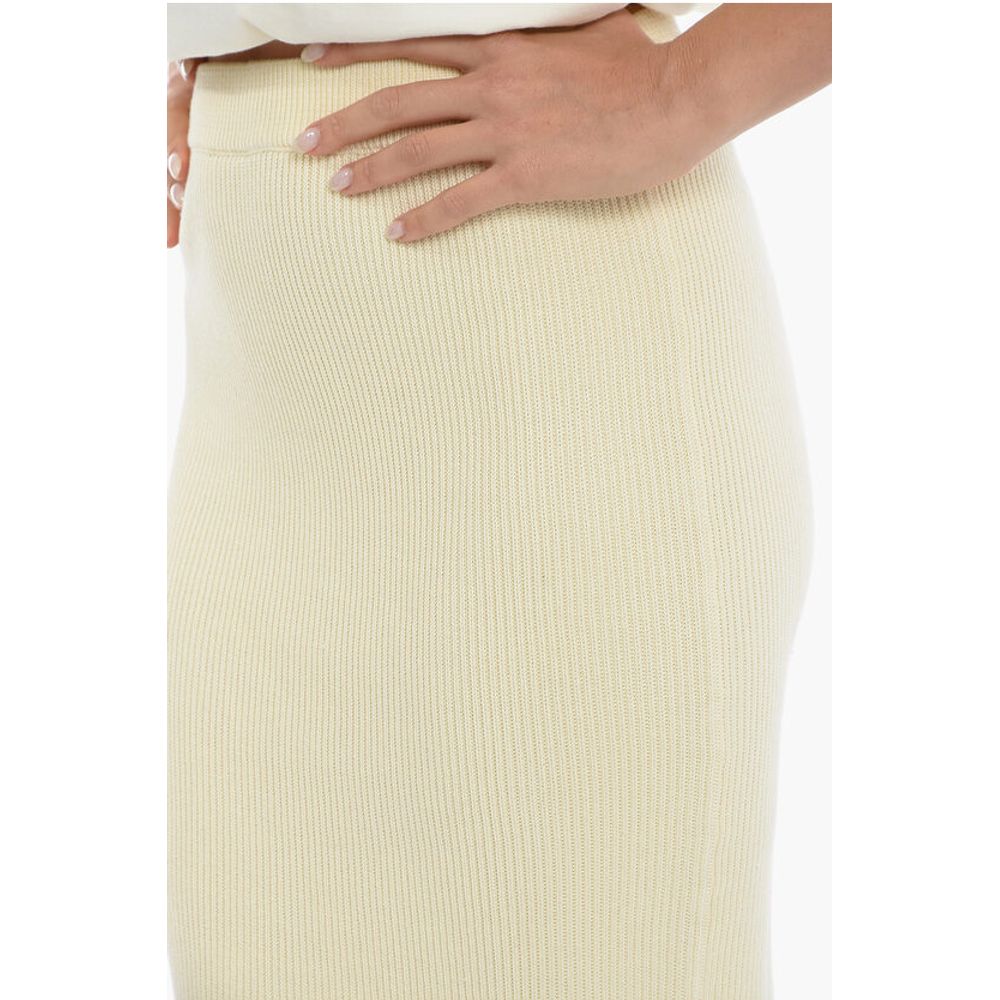 Samsoe Samsoe Knitted JOANNE Sheath Maxi Skirt with Slit on the Back - Image 3